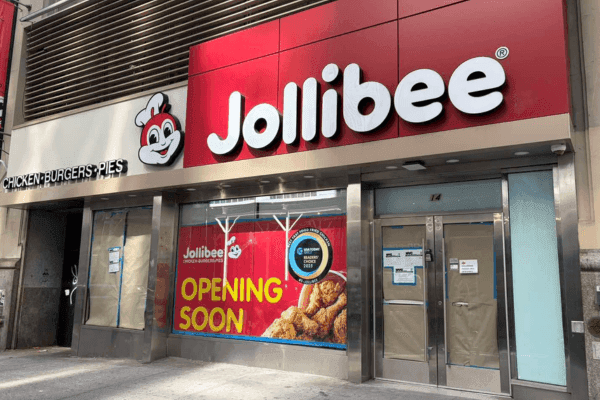 Jollibee restaurant facade 