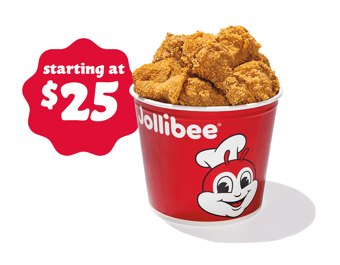 Jollibee 12 piece Chickenjoy Bucket Starting at $25