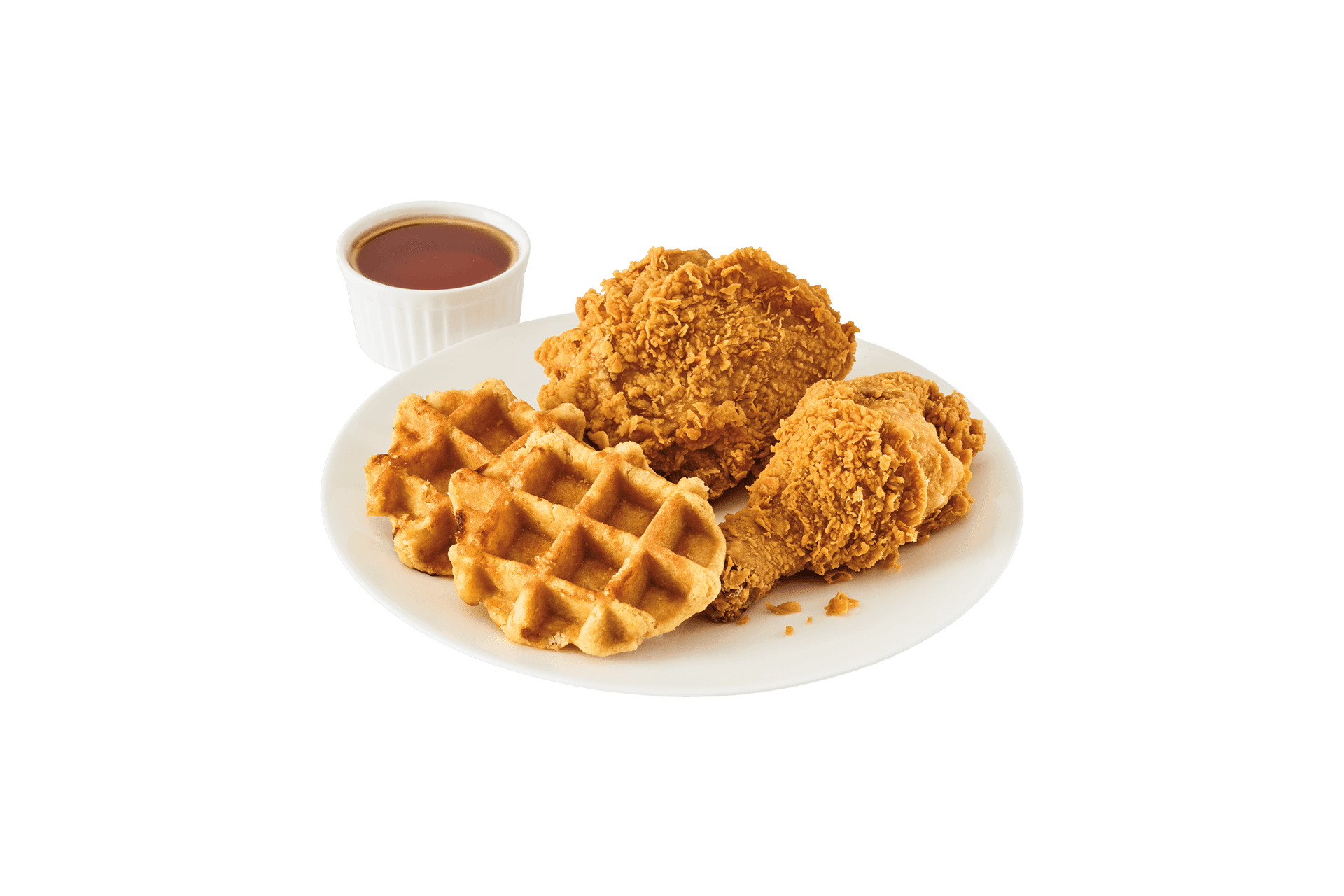 2pc Chickenjoy & Waffles Plate